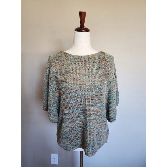 Anthropologie Women's Sweater Top SZ Small Oversized Open Back - Picture 3 of 14